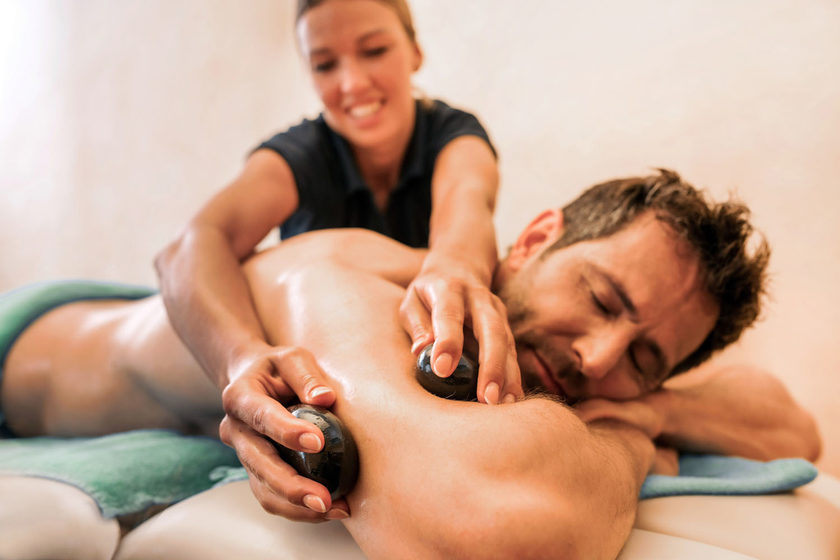 Adelindis Therme - Stone-Massage im Spa Bereich